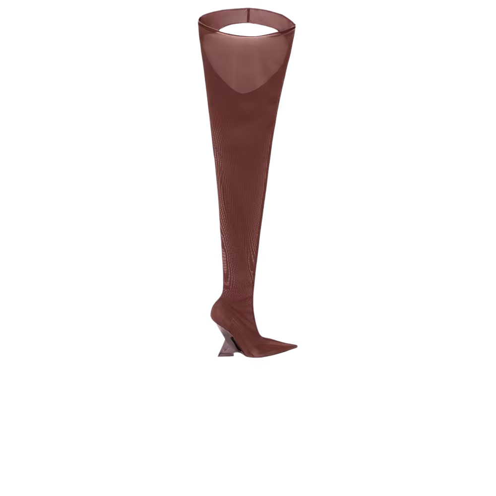 The Attico Women's Cheopissima Thigh High Brown