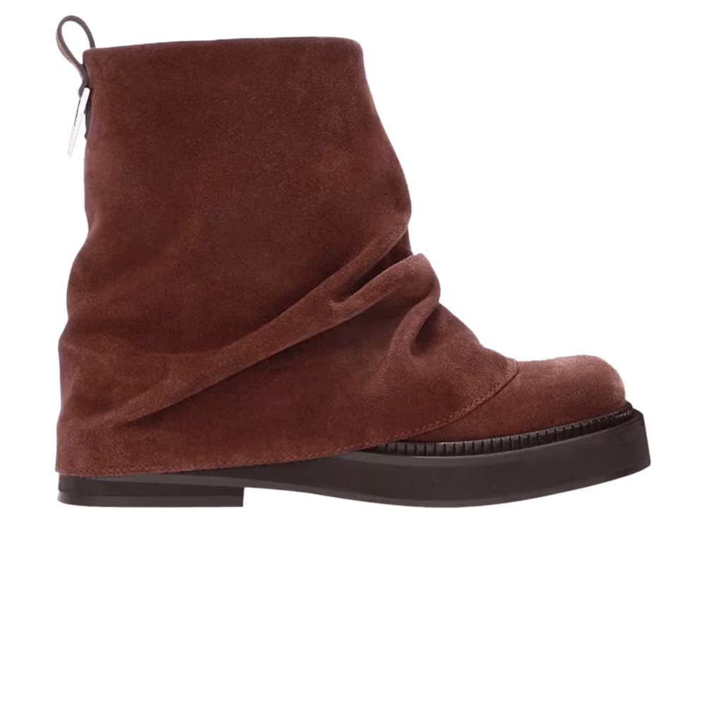 The Attico Women's Mini Robin Combat Boot Brown