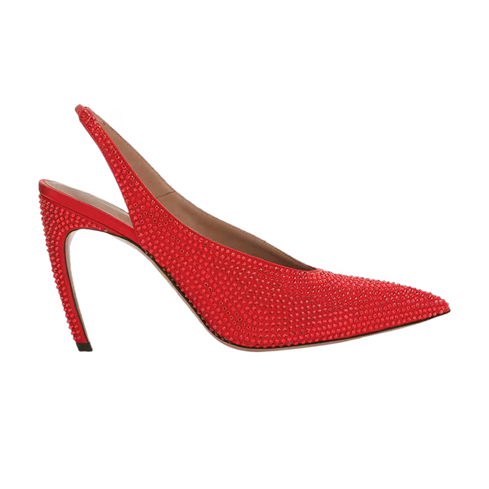 The Attico Women's Viper Slingback Red