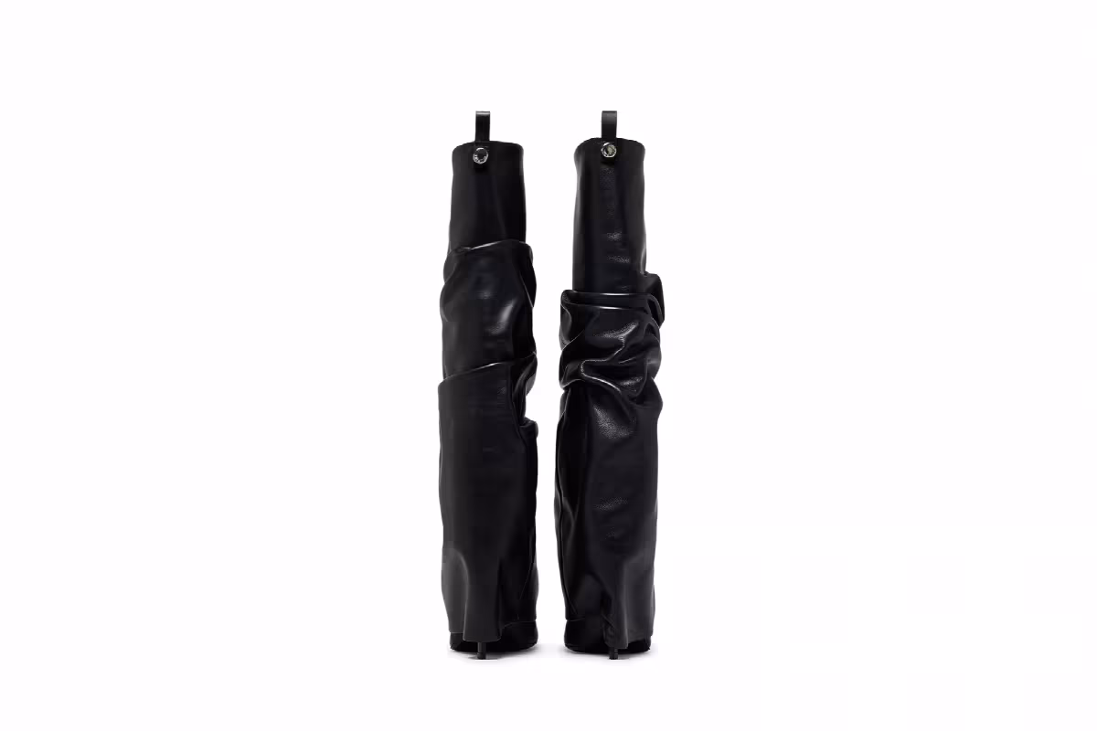 The Attico Women's Rea Tube Tall Boot Black, view 7