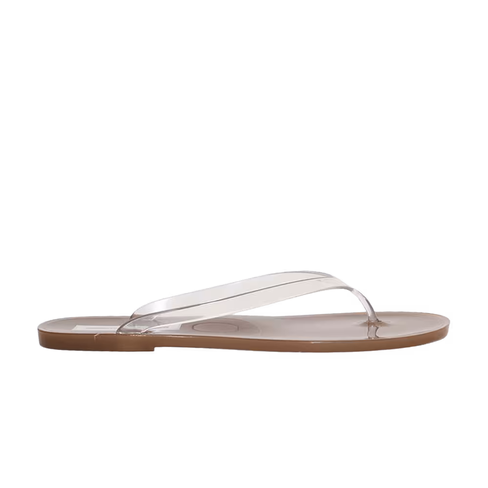 Christopher Esber Women's Jo Flip Flop Sepia Clear