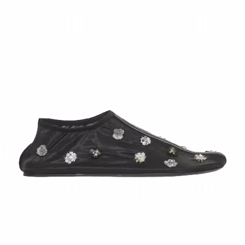 Christopher Esber Wmns Embla Beaded Mesh Flat 'Black'