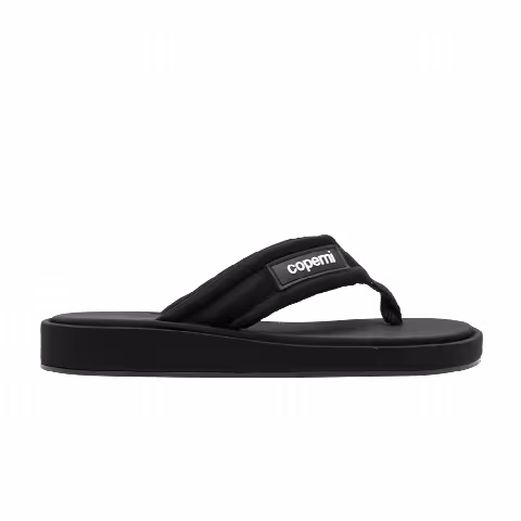 Coperni Wmns Logo-Embossed Flip Flops 'Black'
