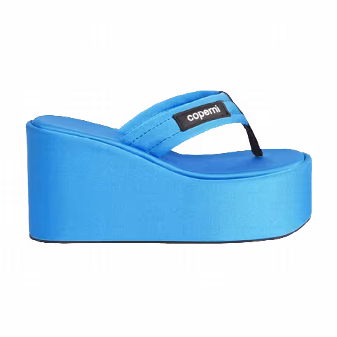 Coperni Wmns Branded Wedge Sandal 'Electric Blue'