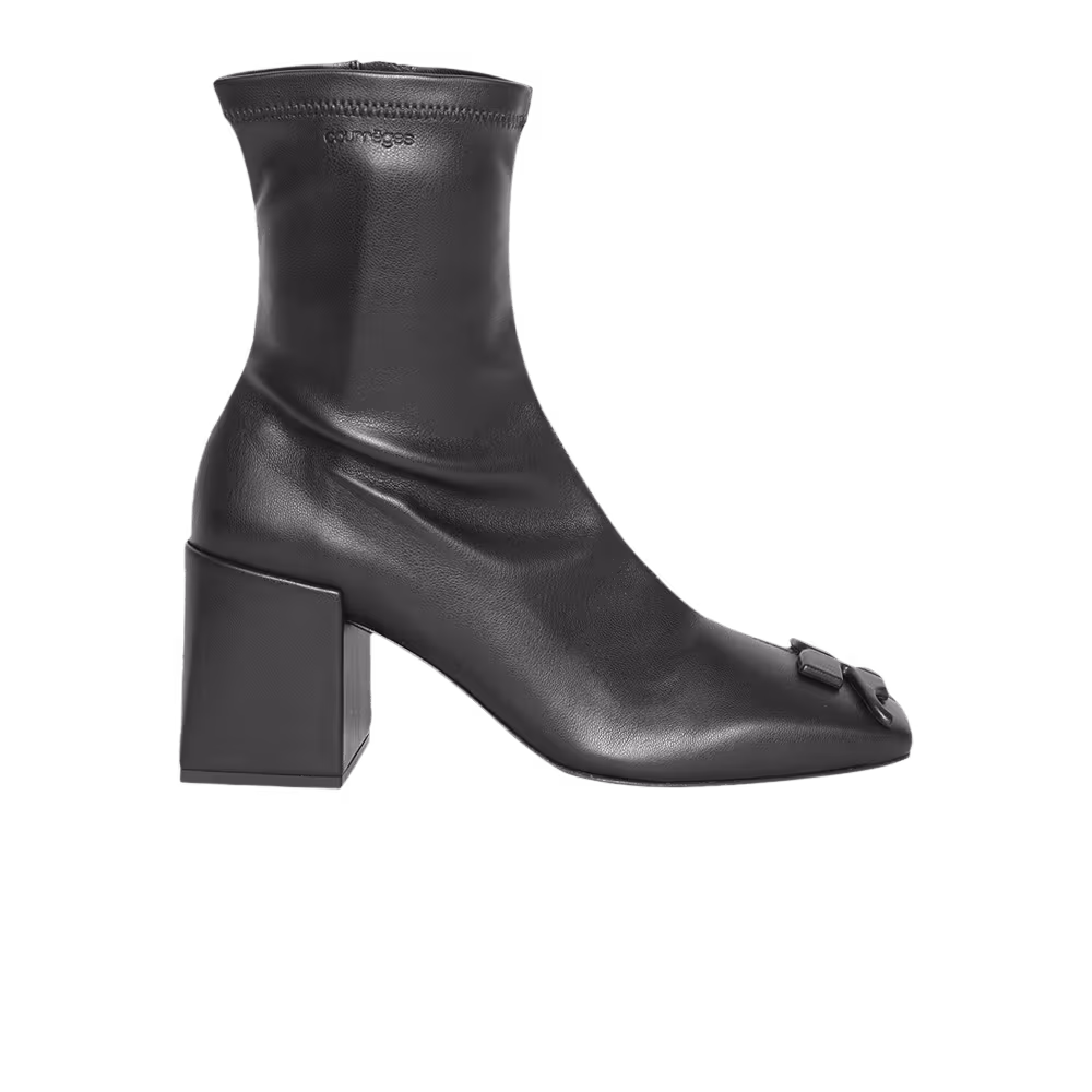 Courrèges Women's Heritage PU Ankle Boot Black