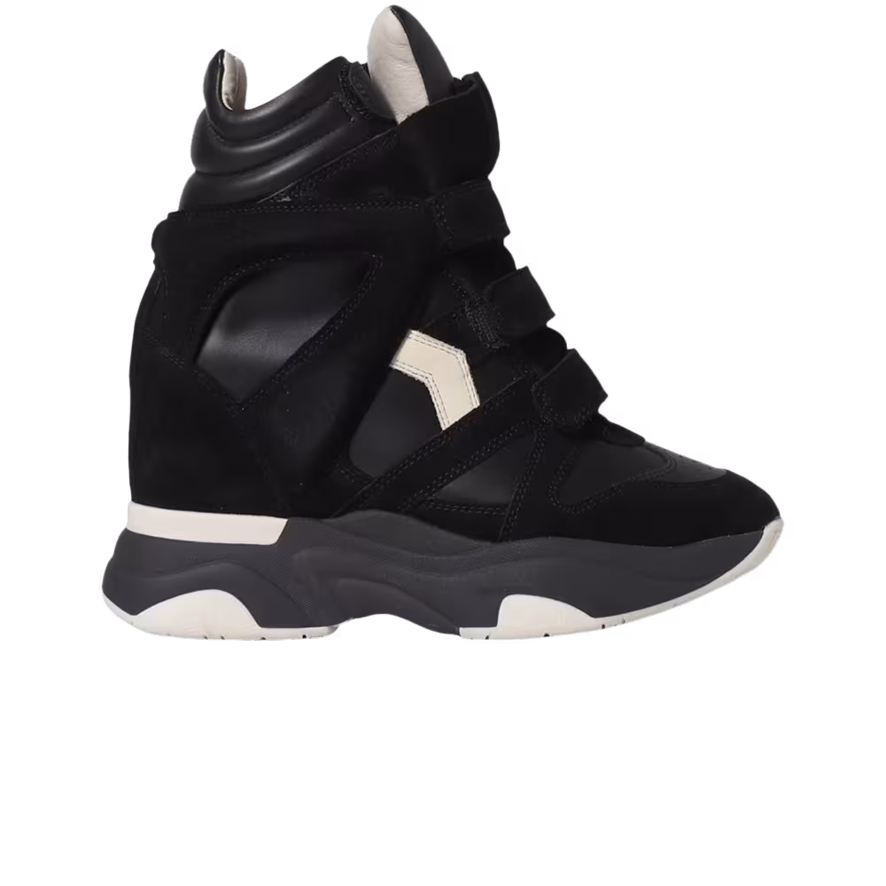 Isabel Marant Women's Balskee Suede Sneaker Black