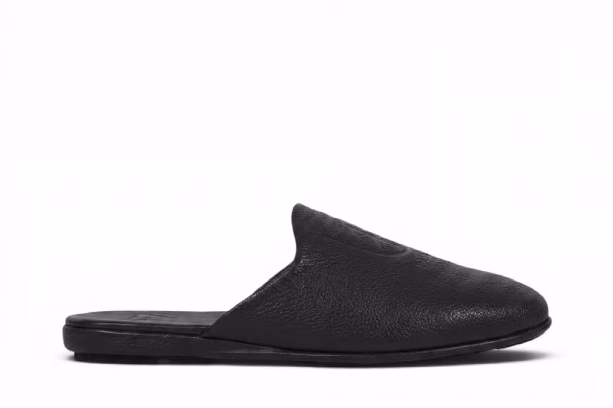 Palace Classic Leather Slipper Black, view 2