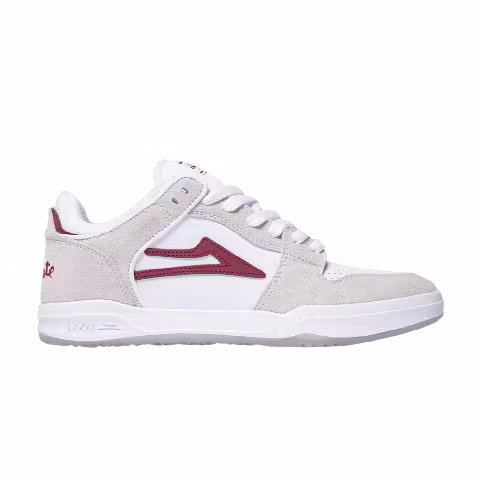 Lakai x Chocolate Skateboards Telford Low 'White Red Suede'