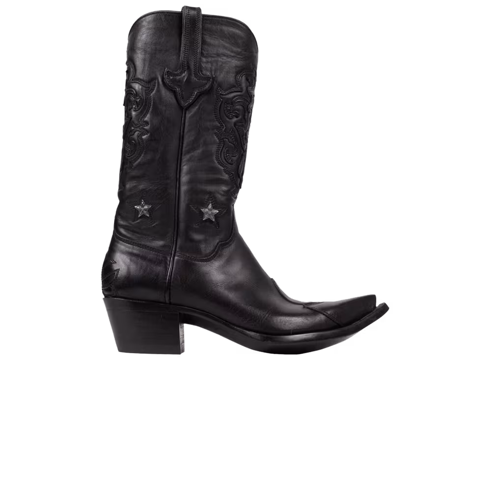 Chrome Hearts Western Cowboy Boot Black