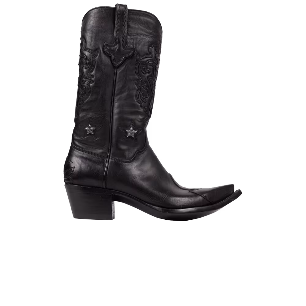 Chrome Hearts Women's Western Cowboy Boot Black
