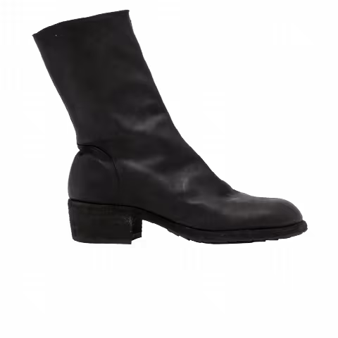 Yohji Yamamoto Pour Homme x Guidi 788Z Front Zip Boot 'Black'