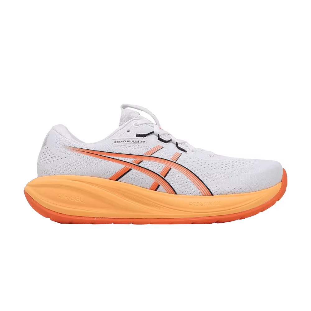 ASICS Gel Cumulus 28 White Energy Orange