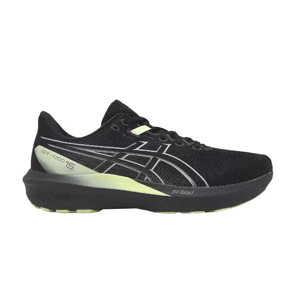 ASICS GT 1000 15 Black Illuminate Yellow