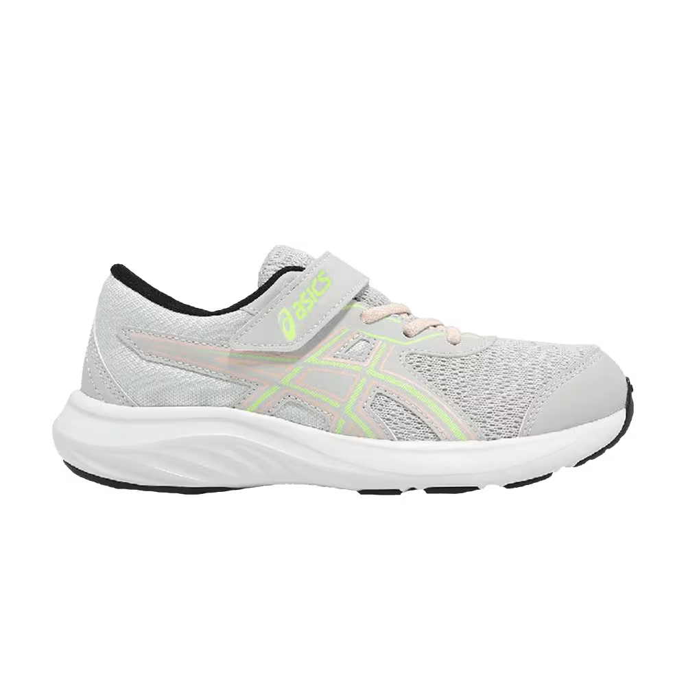 ASICS Contend 9 GS Glacier Grey Illuminate Green