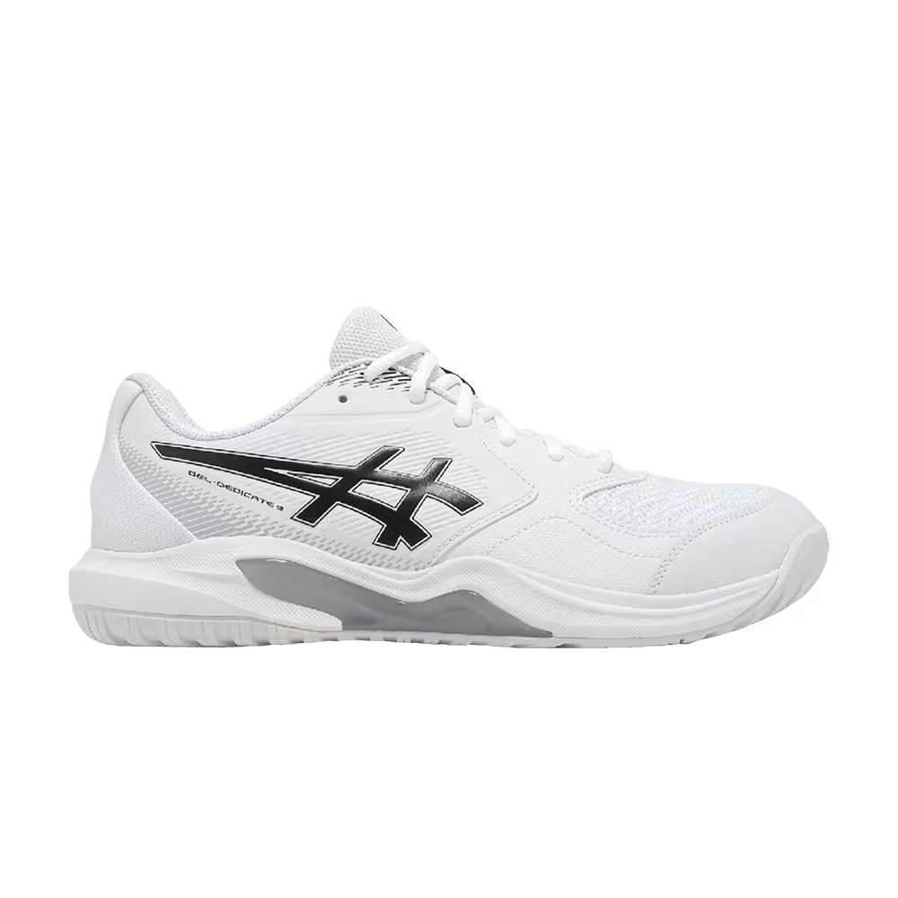 ASICS Gel Dedicate 9 2e Wide White Black