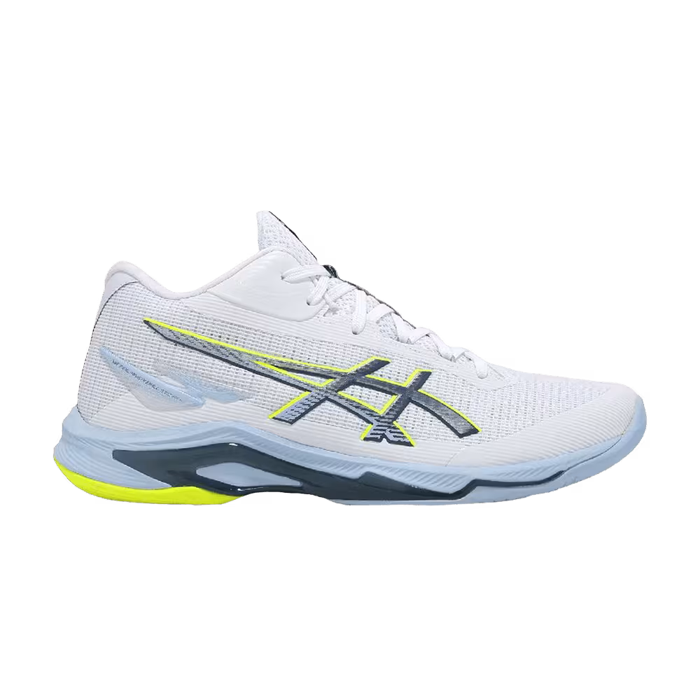 ASICS Netburner Ballistic FF Mt 4 White Raw Indigo