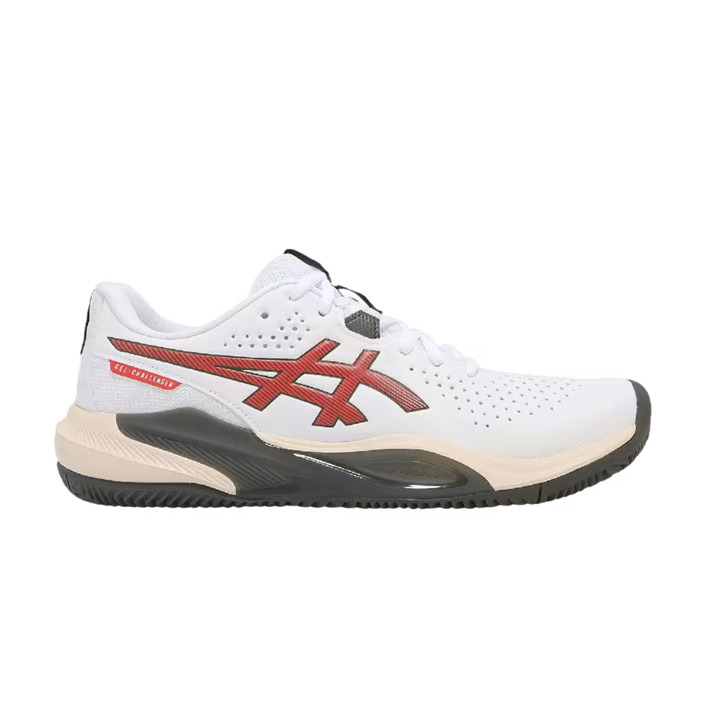 ASICS Gel Challenger 15 Clay White Cherry Tomato