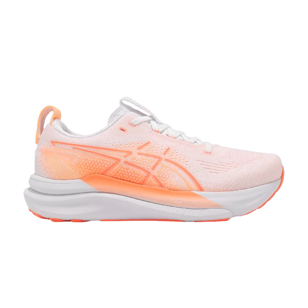 ASICS Women's Gel Kayano 33 White Vivid Coral