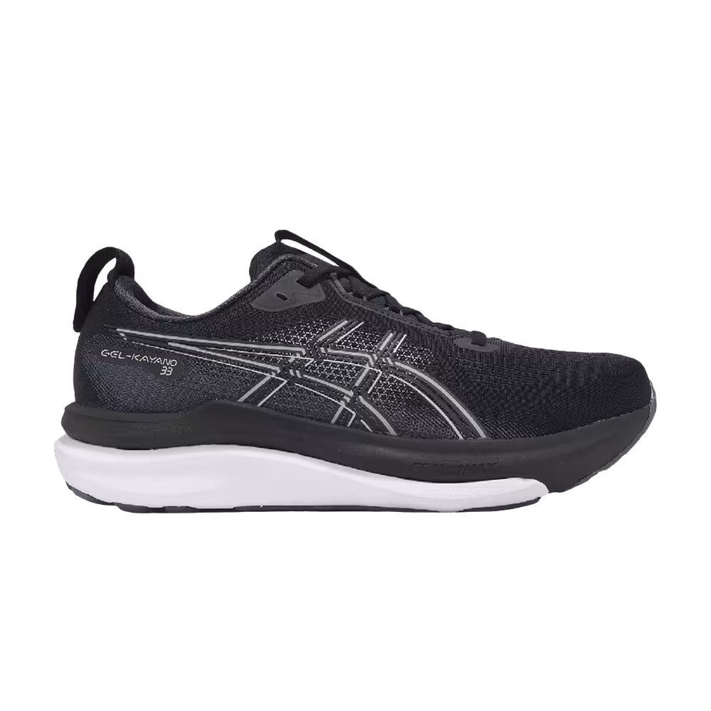 ASICS Gel Kayano 33 2e Wide Black White