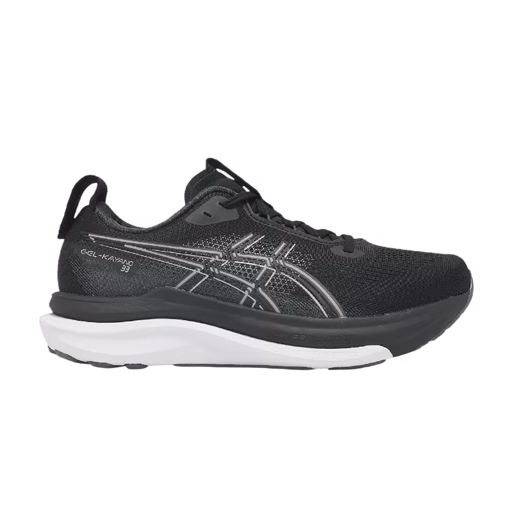 ASICS Women's Gel Kayano 33 D Wide Black White