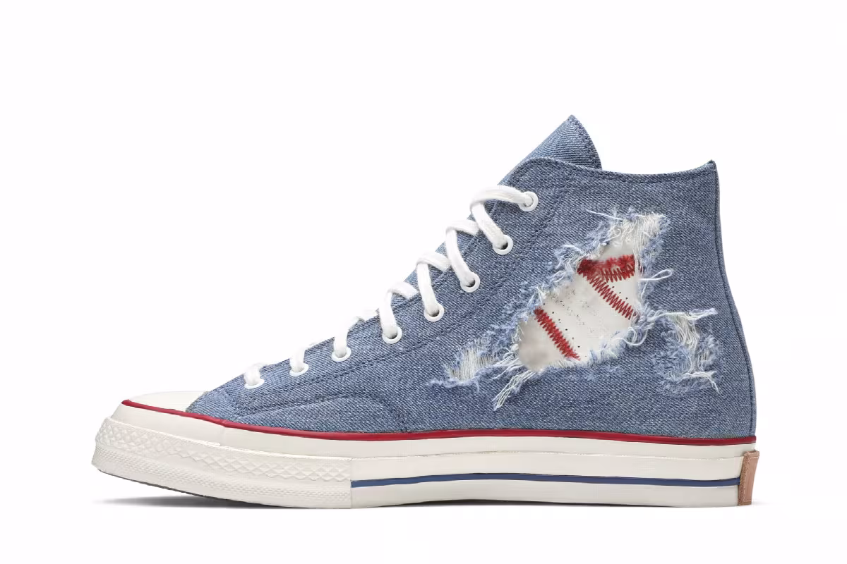 Michael B. Jordan x The Shoe Surgeon x Converse Chuck 70 High Sandlot, view 4