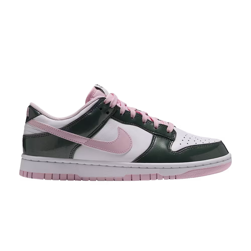 Nike Women's Dunk Low SE White Camo Green Pink Foam