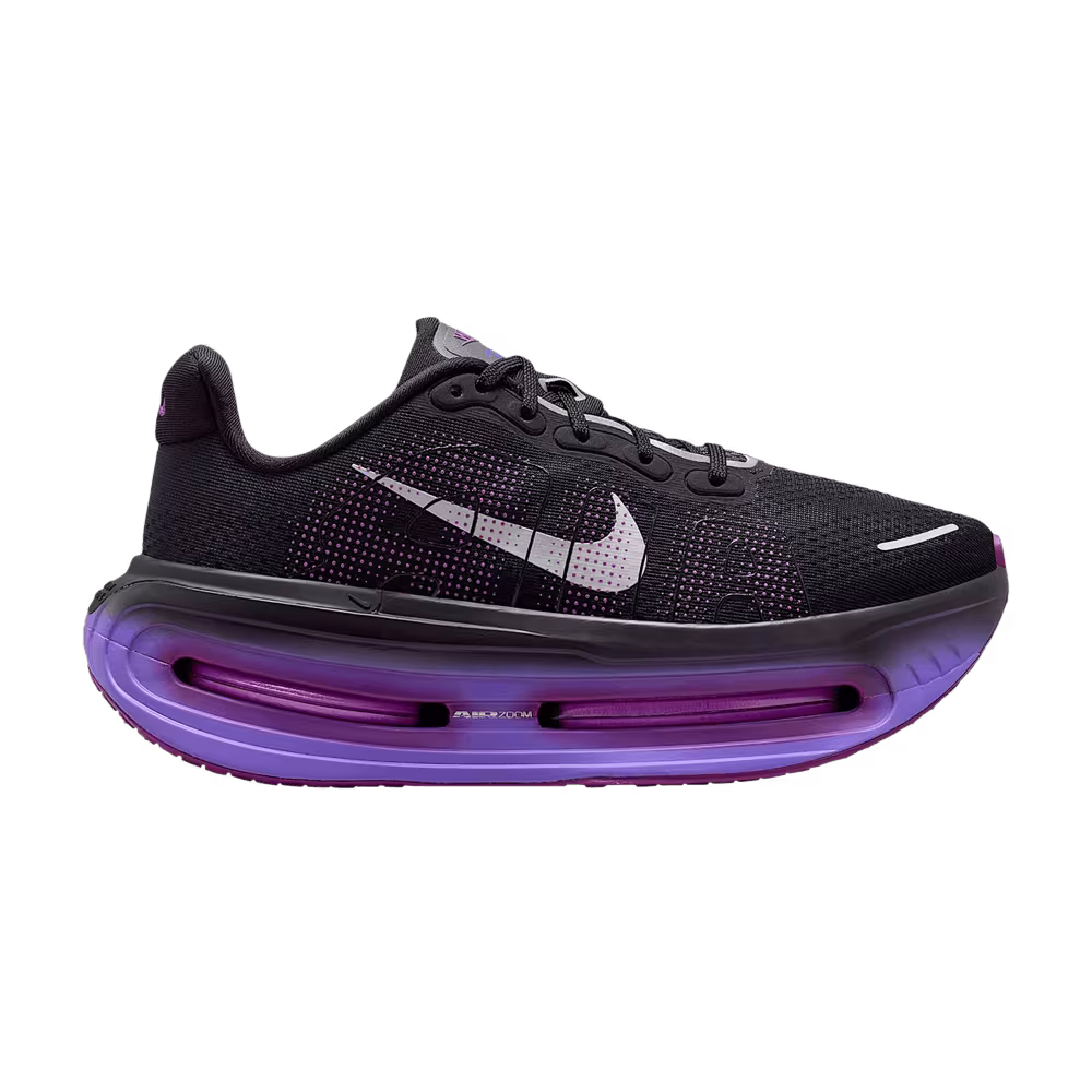 Nike Women's Vomero Premium Road Black Persian Violet Bold Berry Metallic Silver