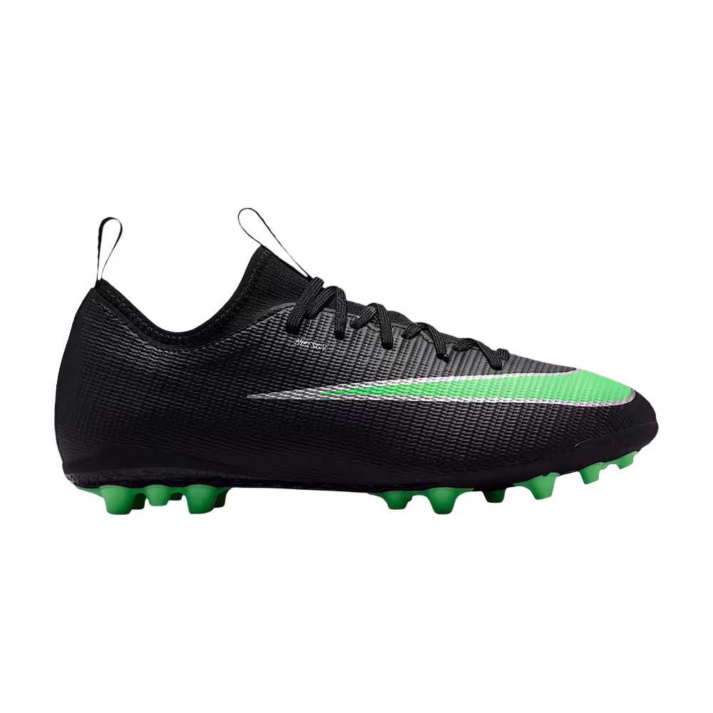 Nike Jr. Mercurial Vapor 17 Academy AG Low GS Black Black Illusion Green