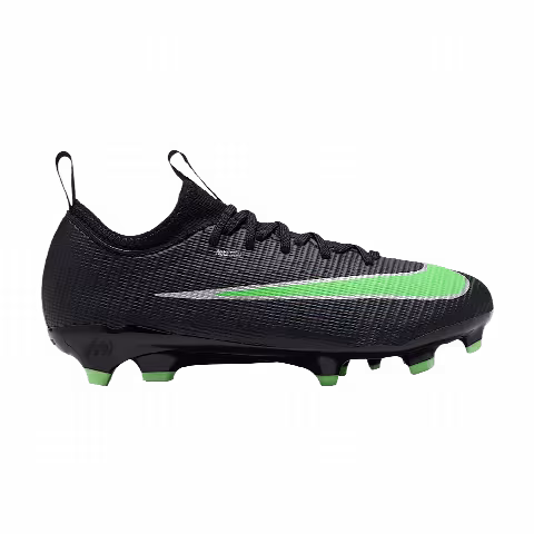 Nike Jr. Mercurial Vapor 17 Academy Mg Low PS 'Black Black Illusion Green'