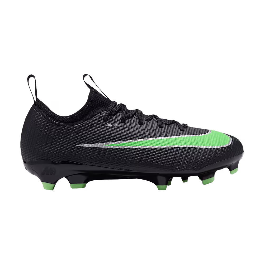 Nike Jr. Mercurial Vapor 17 Academy Mg Low PS Black Black Illusion Green