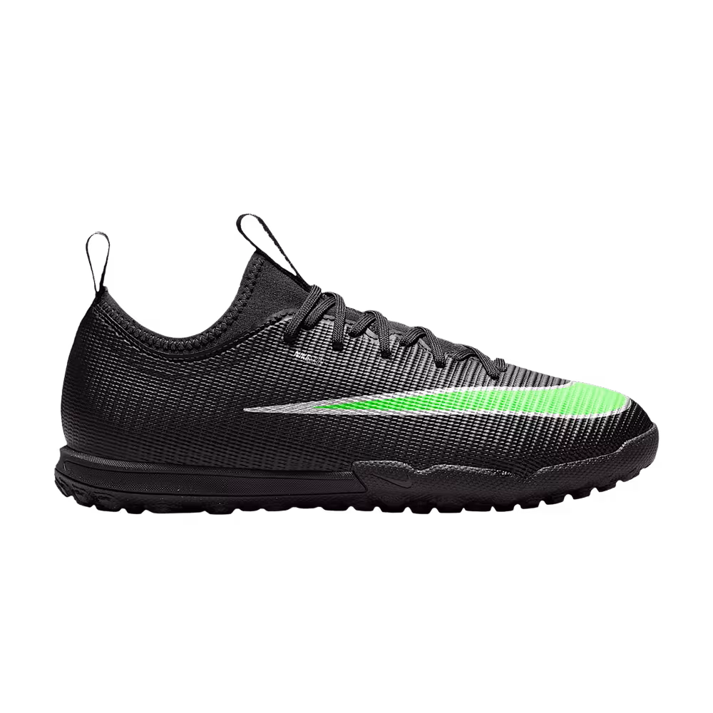 Nike Jr. Mercurial Vapor 17 Academy Turf Low GS Black Black Illusion Green
