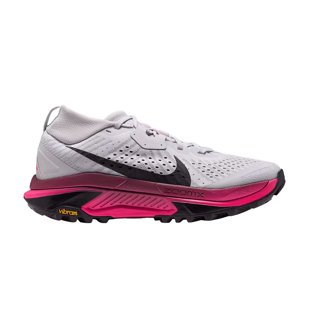 Nike Women's Acg Zegama Trail Trail Pure Platinum Hyper Pink Yellow Ochre Black