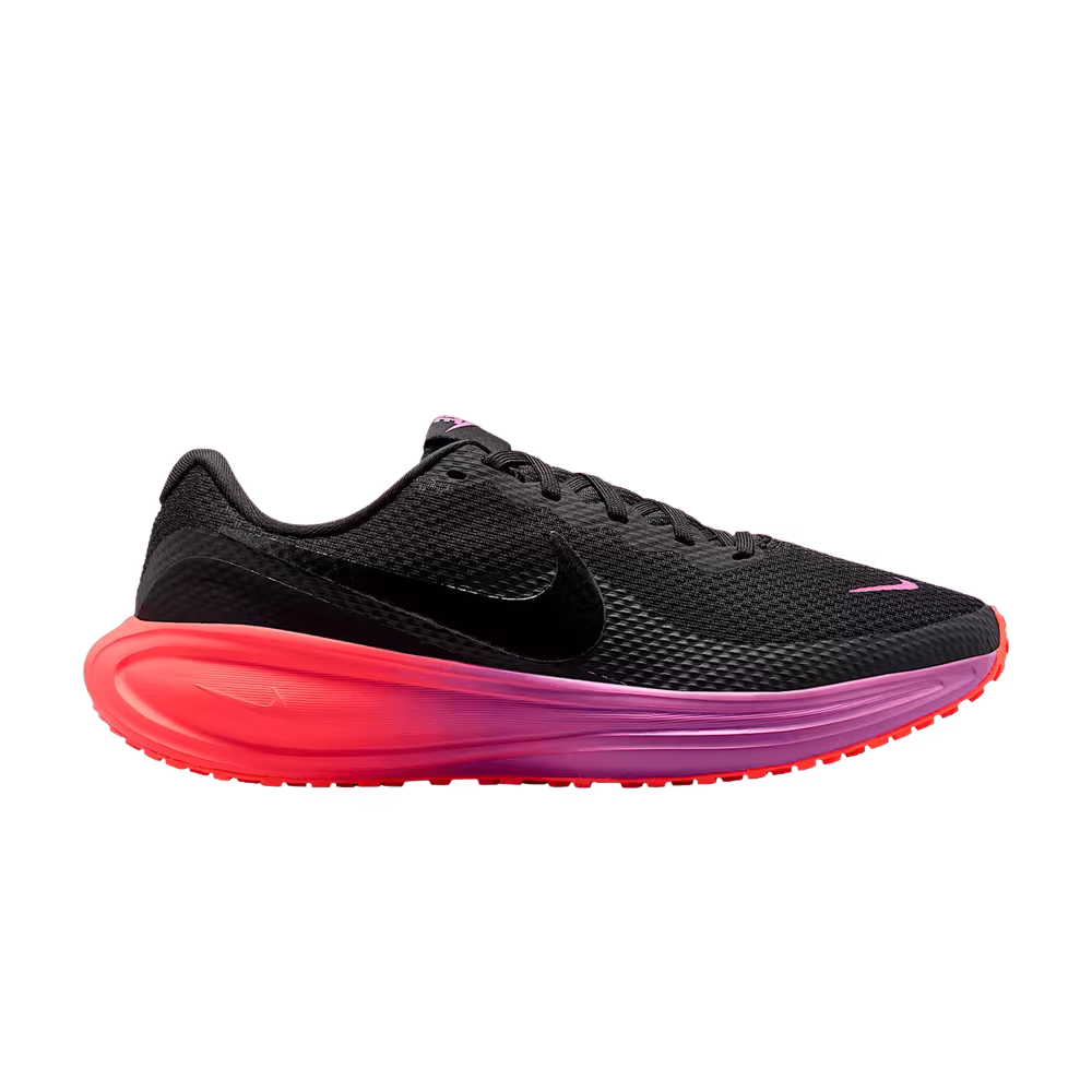 Nike Women's Revolution 8 Road Black Bright Crimson Fuchsia Blast Black