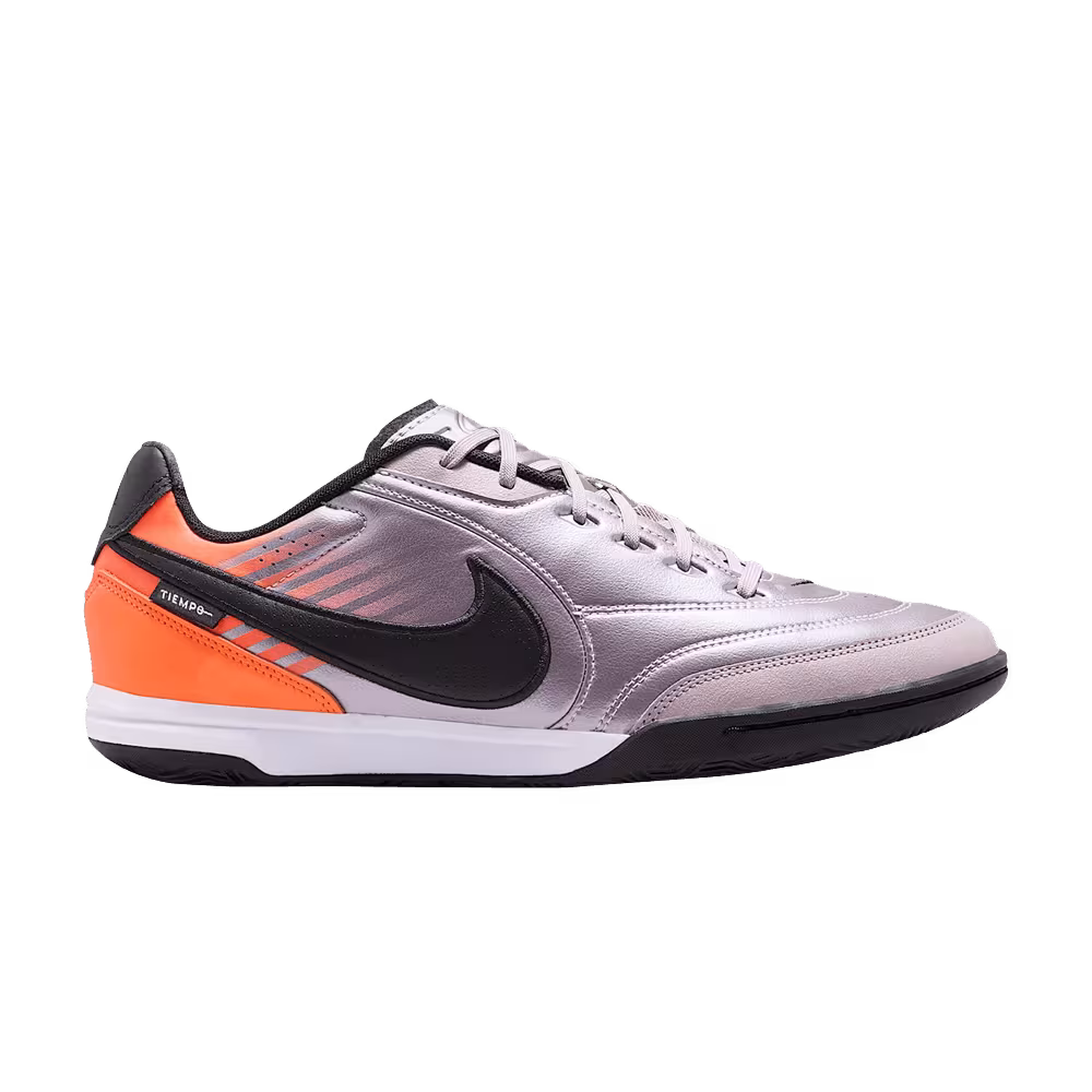Nike Tiempo Streetgato Prm Heritage Indoor/Court Low Bleached Lilac Total Orange Black