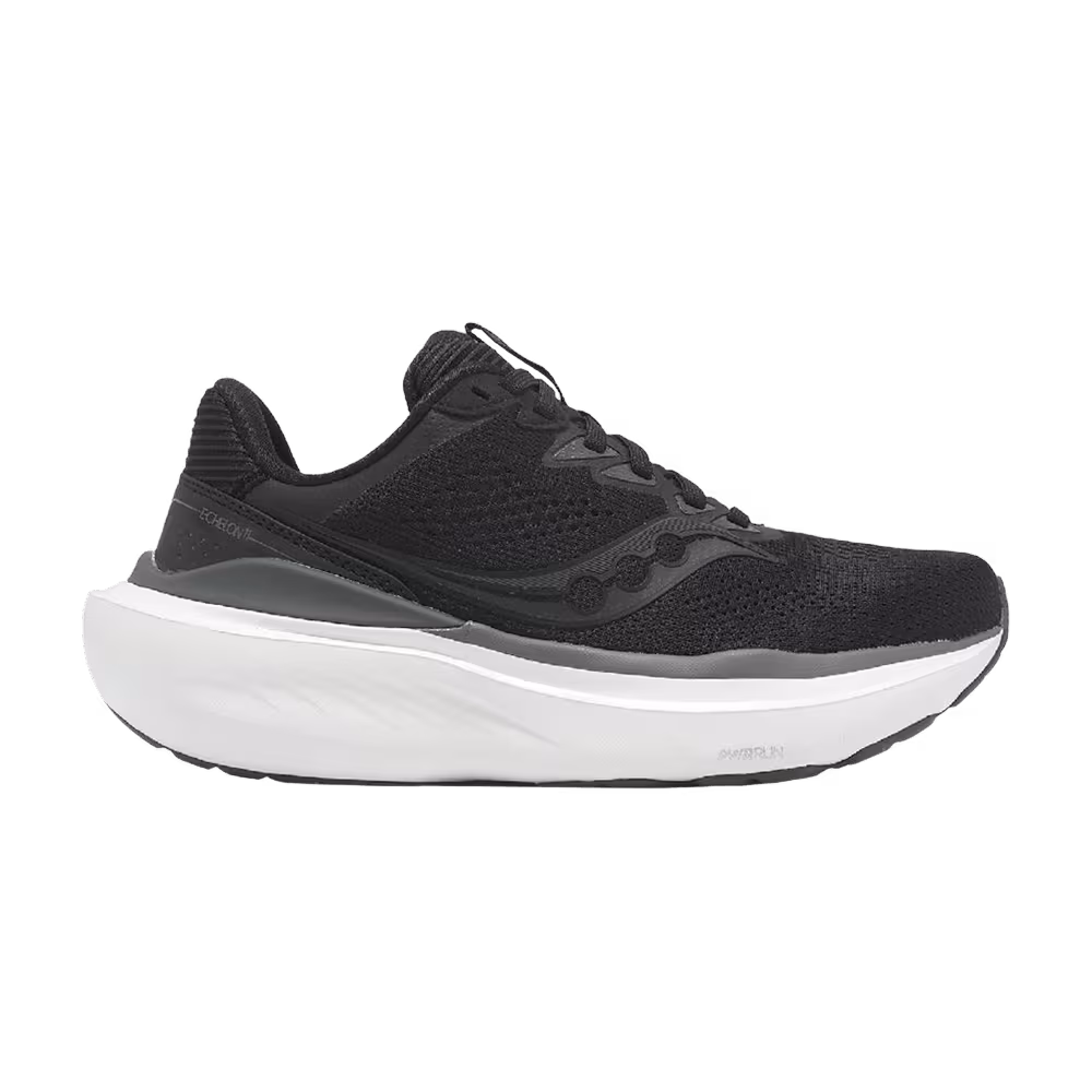 Saucony Women's Echelon 11 Extra Wide Black White