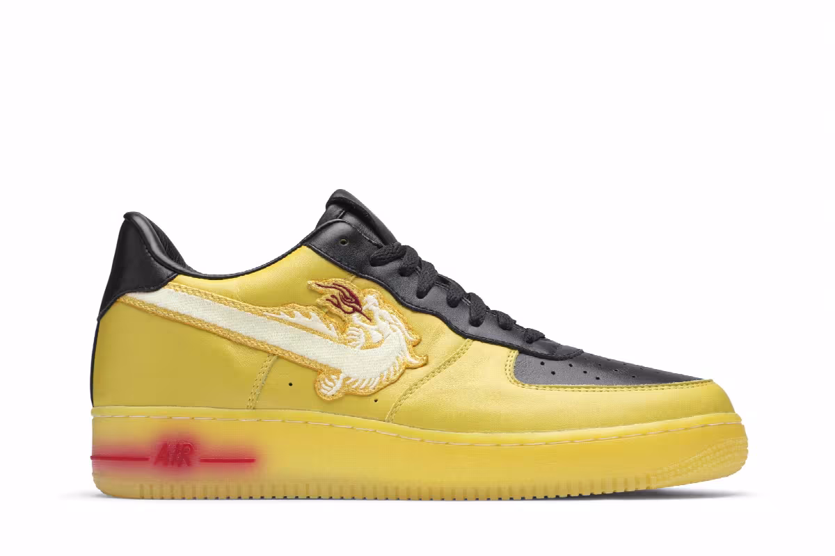 Michael B. Jordan x The Shoe Surgeon x Nike Air Force 1 Low Last Dragon, view 2
