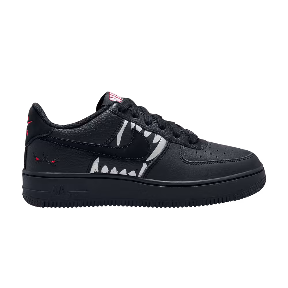Nike Air Force 1 Lv8 GS Black University Red