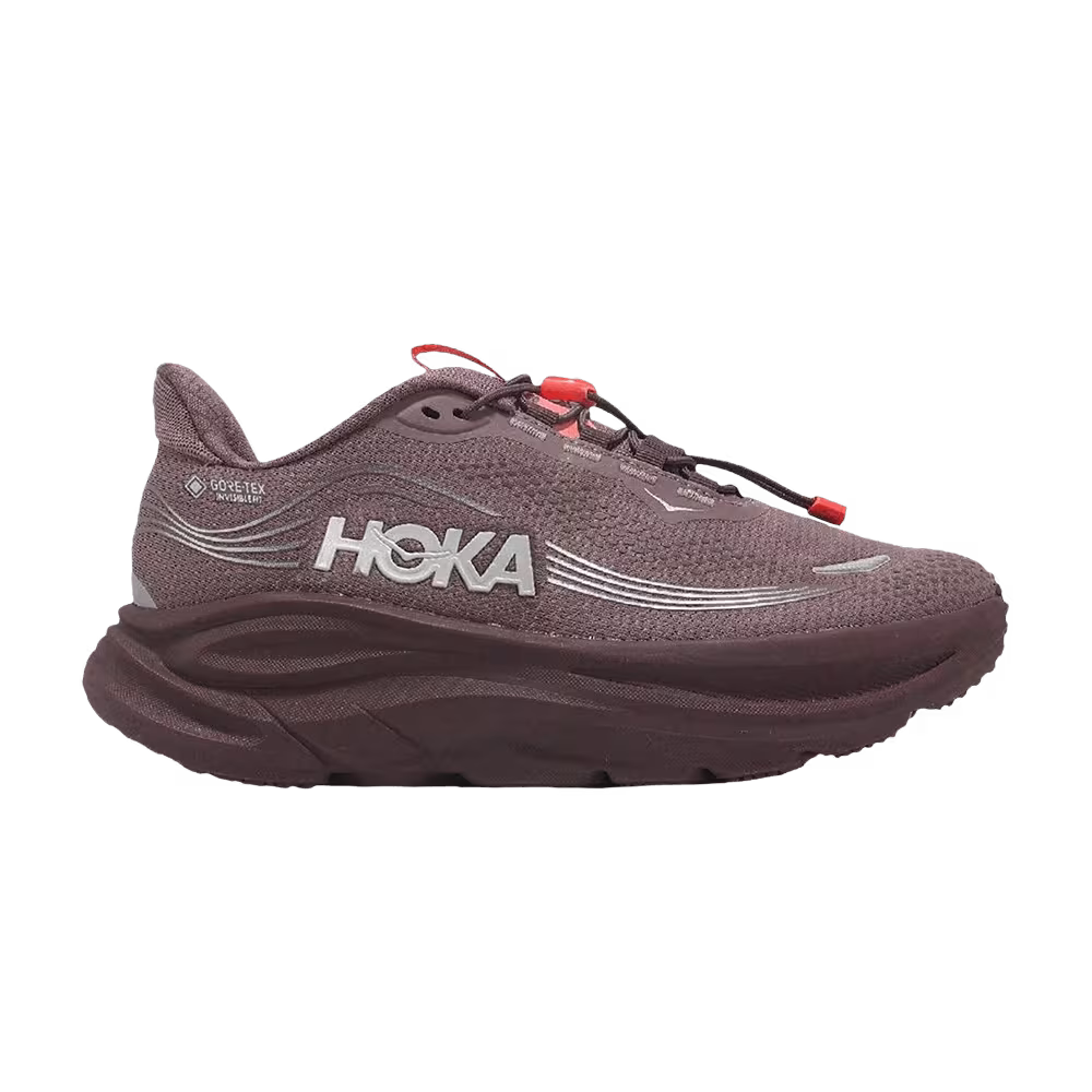 HOKA Women's Clifton 11 GTX D Wide Brown Silver