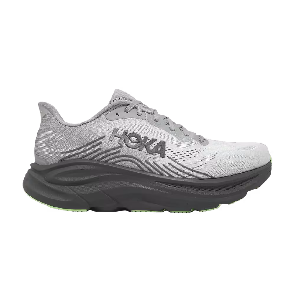 HOKA Clifton 11 2e Wide Grey Green