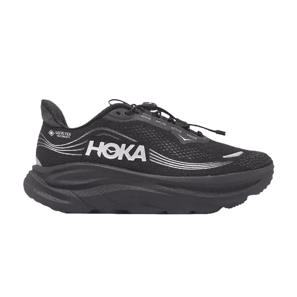 HOKA Women's Clifton 11 GTX D Wide Black Silver