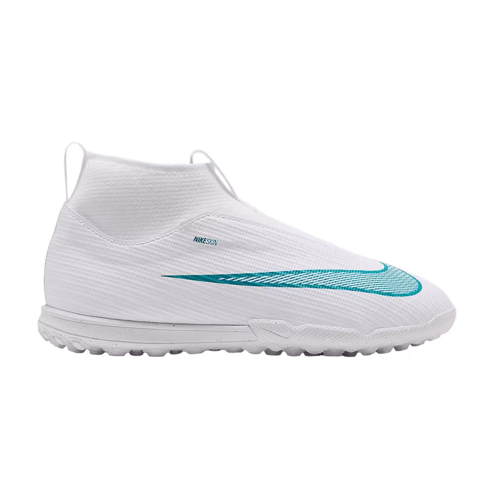 Nike Jr. Mercurial Superfly 11 Academy Turf High-Top GS White Dusty Cactus