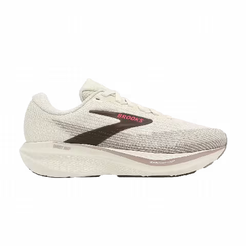 Brooks Wmns Ghost AMP D Wide 'Arctic Wolf Dove Pink'