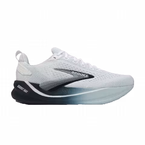 Brooks Ghost Max 4 2e Wide 'White Navy Blue'