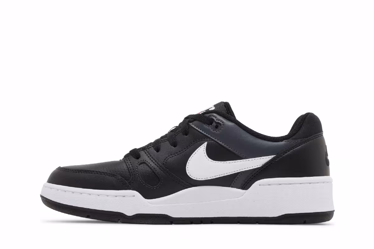 Nike Full Force Low Black White, view 4