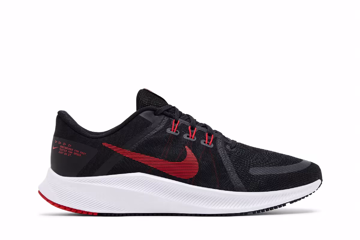 Nike Quest 4 Black University Red, view 2