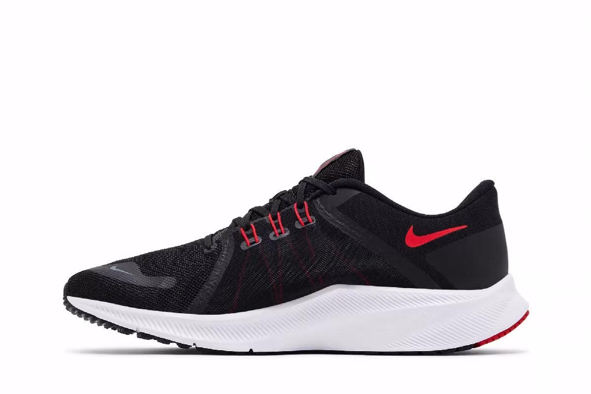 Nike Quest 4 Black University Red, view 4