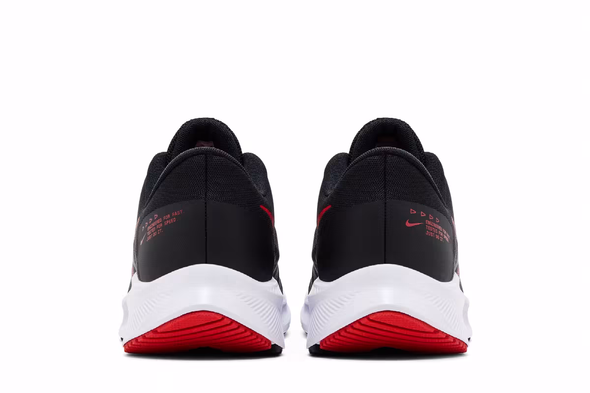 Nike Quest 4 Black University Red, view 7