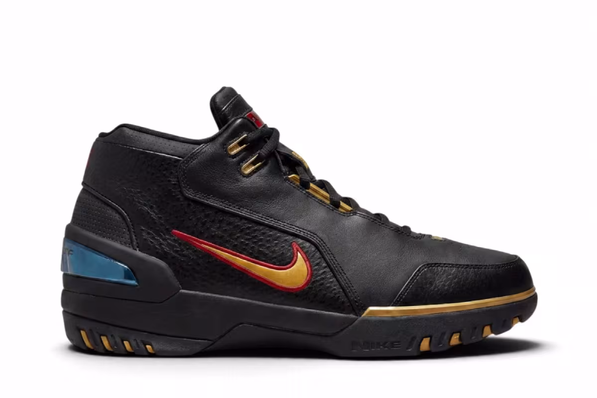 Nike Air Zoom Generation Hummer PE Black Metallic Gold, view 2