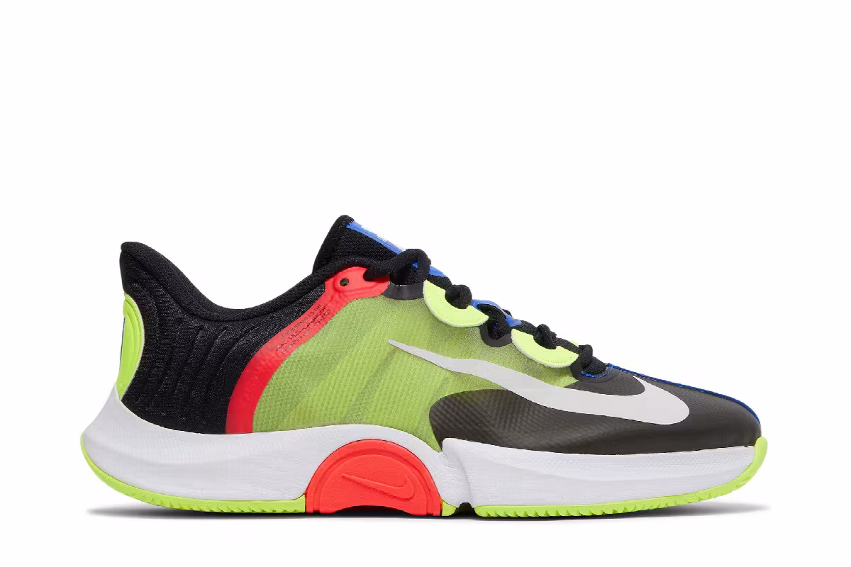 NikeCourt Air Zoom GP Turbo Black Volt, view 2