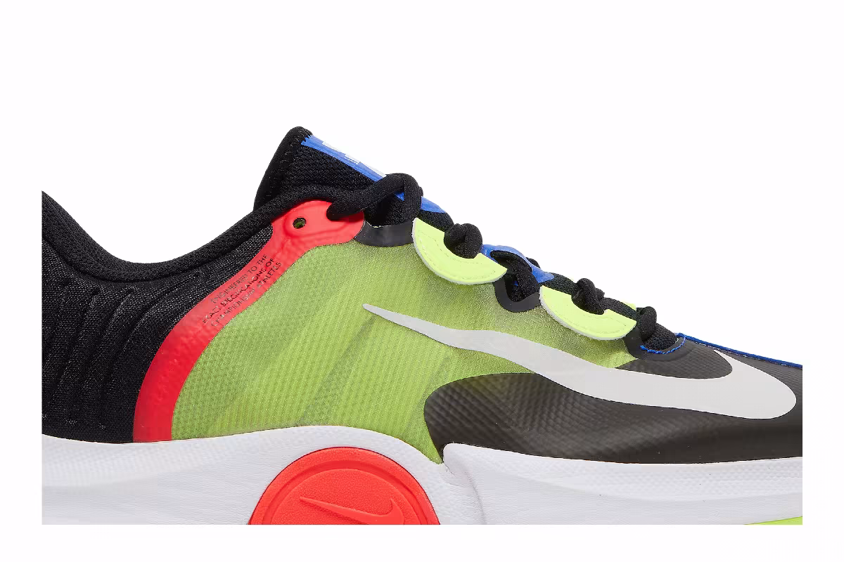 NikeCourt Air Zoom GP Turbo Black Volt, view 3